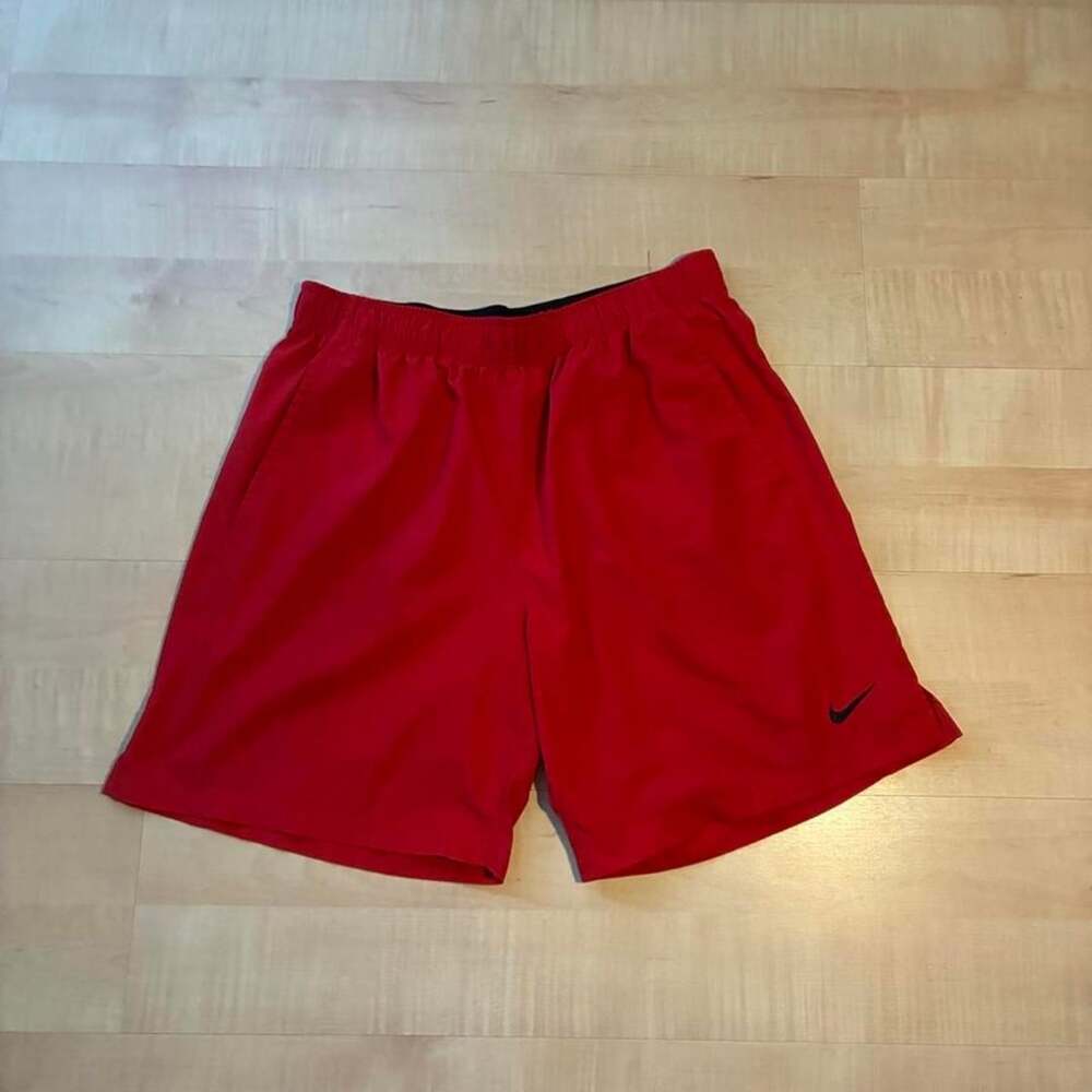 Nike Dri-FIT Athletic Training Shorts Red XL